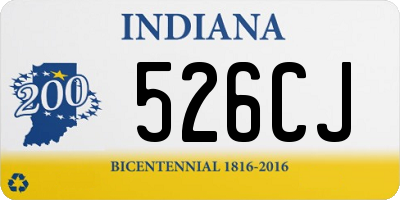 IN license plate 526CJ