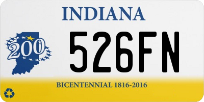 IN license plate 526FN