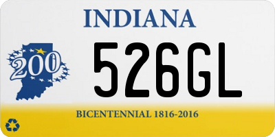 IN license plate 526GL