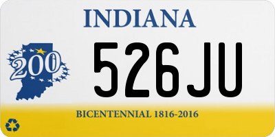 IN license plate 526JU