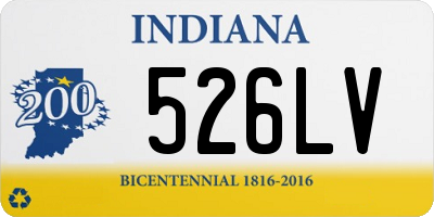 IN license plate 526LV