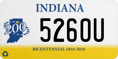 IN license plate 526OU