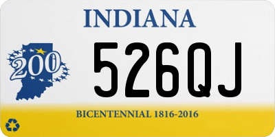 IN license plate 526QJ