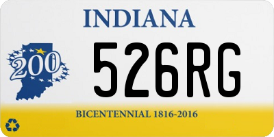 IN license plate 526RG