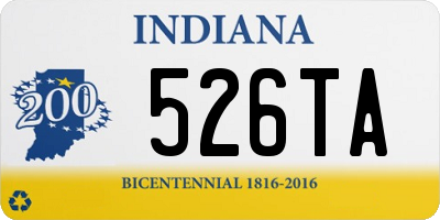 IN license plate 526TA