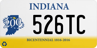 IN license plate 526TC