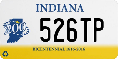 IN license plate 526TP