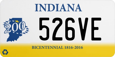 IN license plate 526VE