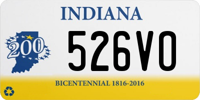 IN license plate 526VO