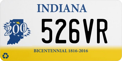 IN license plate 526VR