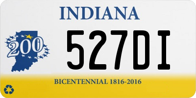 IN license plate 527DI