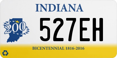 IN license plate 527EH