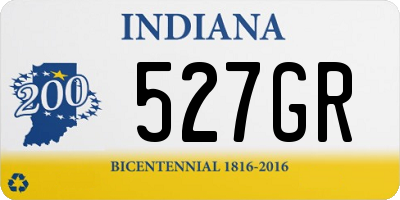 IN license plate 527GR