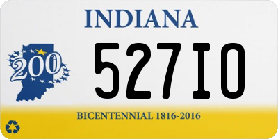 IN license plate 527IO