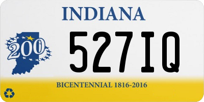 IN license plate 527IQ