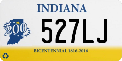 IN license plate 527LJ