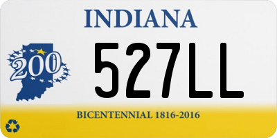 IN license plate 527LL