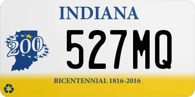 IN license plate 527MQ