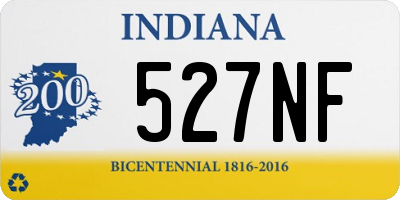 IN license plate 527NF