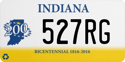 IN license plate 527RG