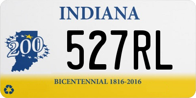 IN license plate 527RL