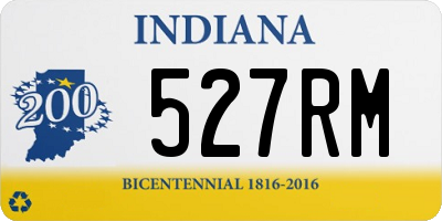 IN license plate 527RM