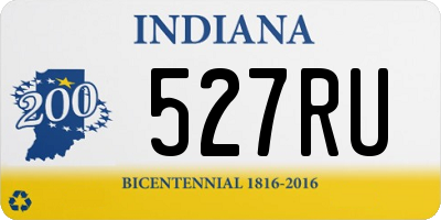 IN license plate 527RU