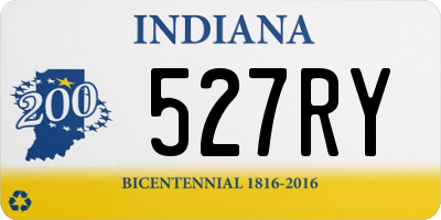 IN license plate 527RY