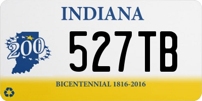 IN license plate 527TB