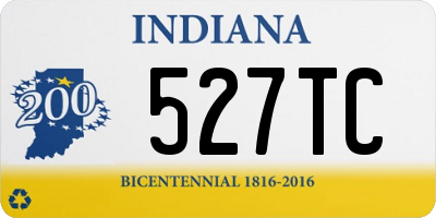 IN license plate 527TC