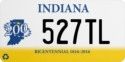 IN license plate 527TL