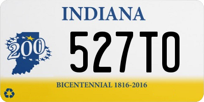 IN license plate 527TO