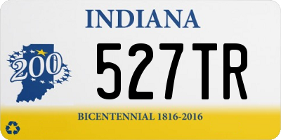 IN license plate 527TR