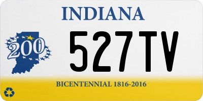 IN license plate 527TV