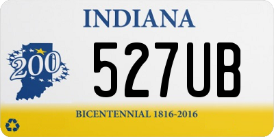 IN license plate 527UB