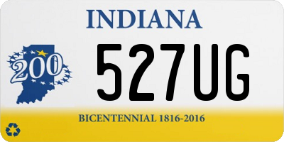 IN license plate 527UG