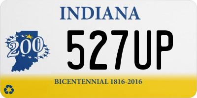 IN license plate 527UP