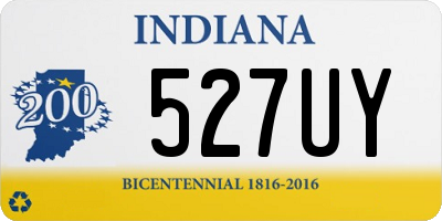 IN license plate 527UY