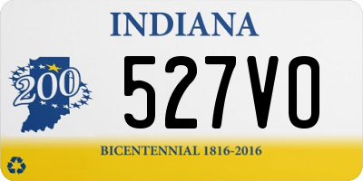 IN license plate 527VO