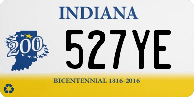 IN license plate 527YE