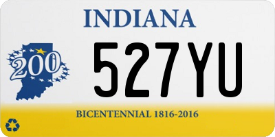 IN license plate 527YU