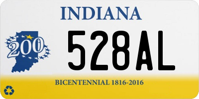 IN license plate 528AL