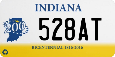 IN license plate 528AT