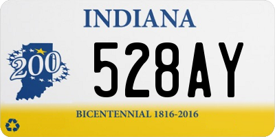 IN license plate 528AY