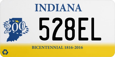 IN license plate 528EL