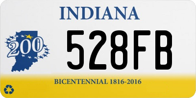 IN license plate 528FB