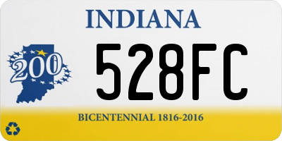 IN license plate 528FC