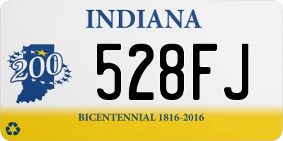 IN license plate 528FJ