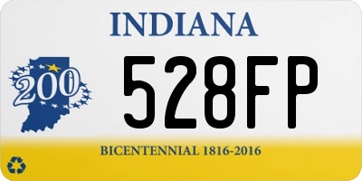 IN license plate 528FP