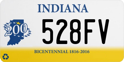 IN license plate 528FV